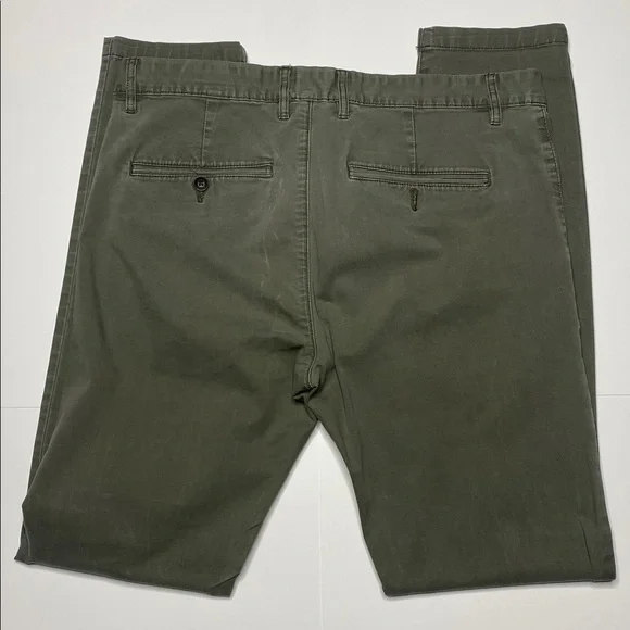 Olive Green Skinny Fit Khaki - Picture 3 of 9